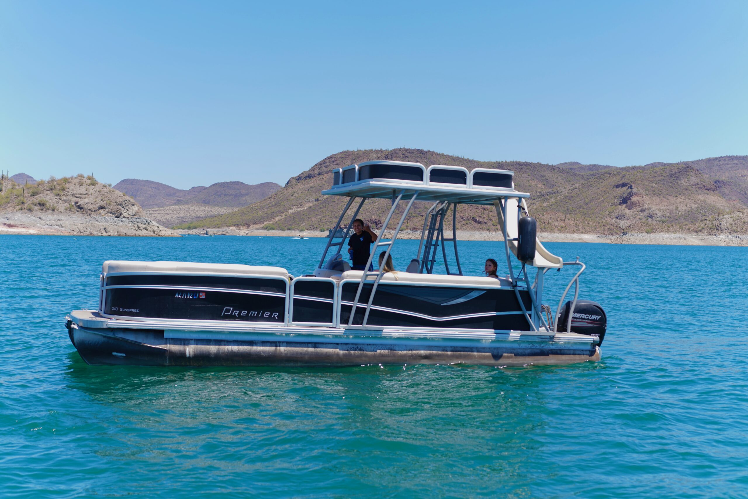 Double Decker with Slide Boat Rental