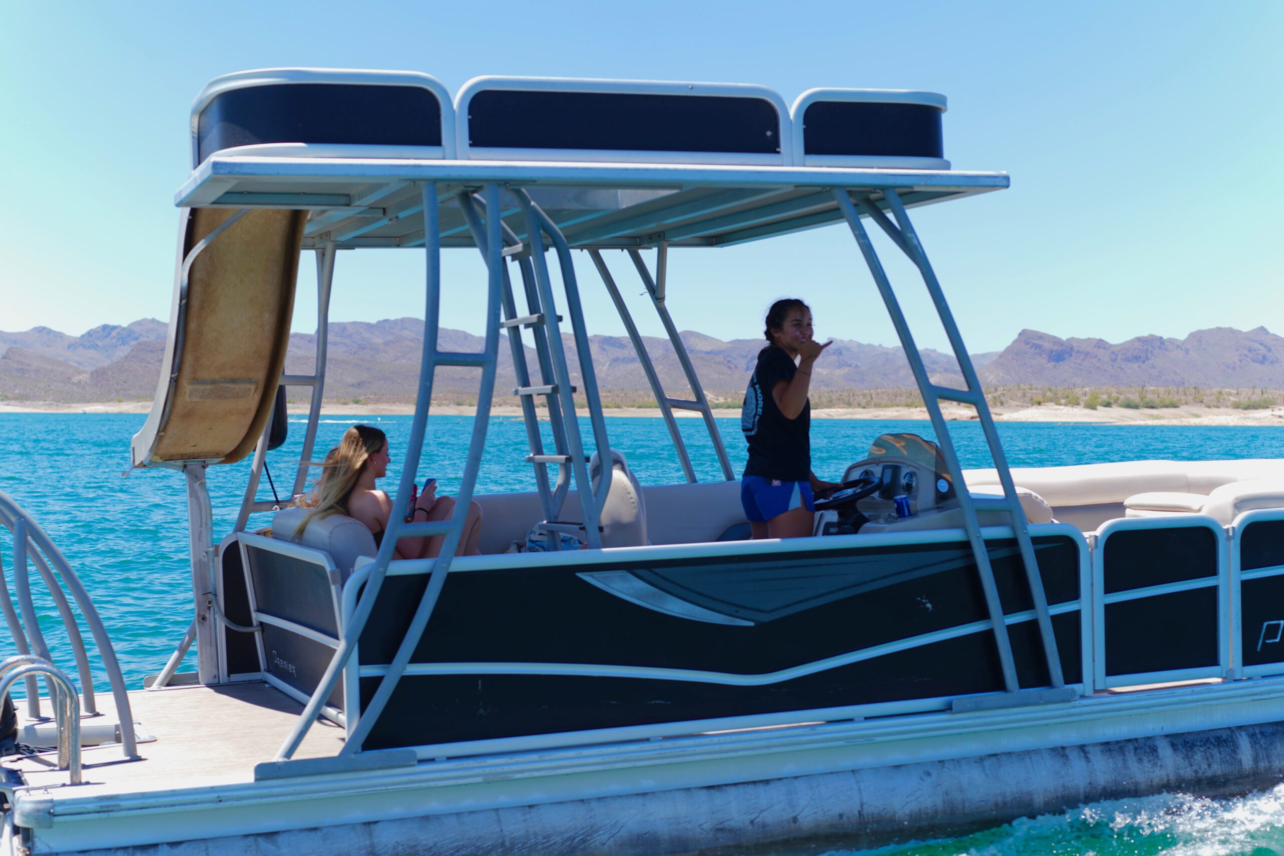Double Decker with Slide Boat Rental