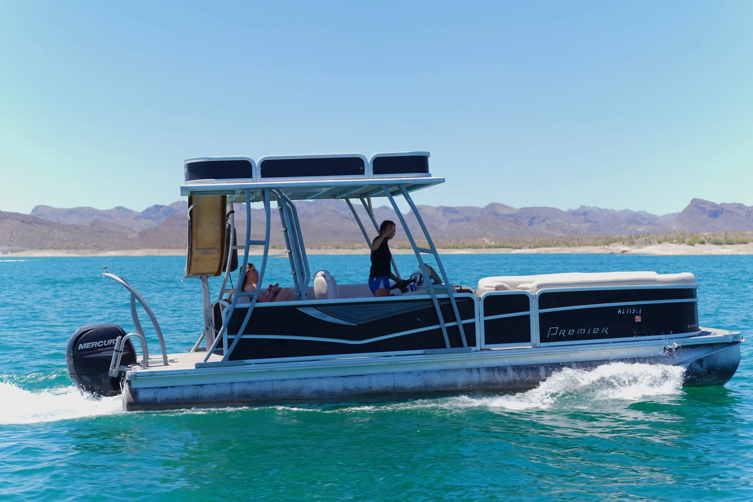 Double Decker with Slide Boat Rental