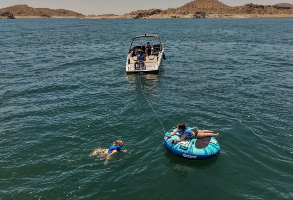 water sports boat rental