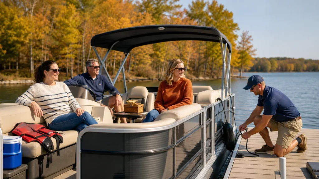Family Boat Rental Peoria Plans for a Fall Heat Escape