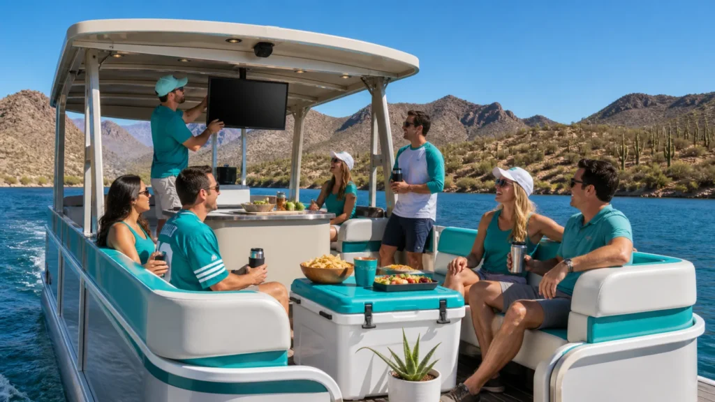 Football Sunday at Lake Pleasant: Party Barge Rental Plans