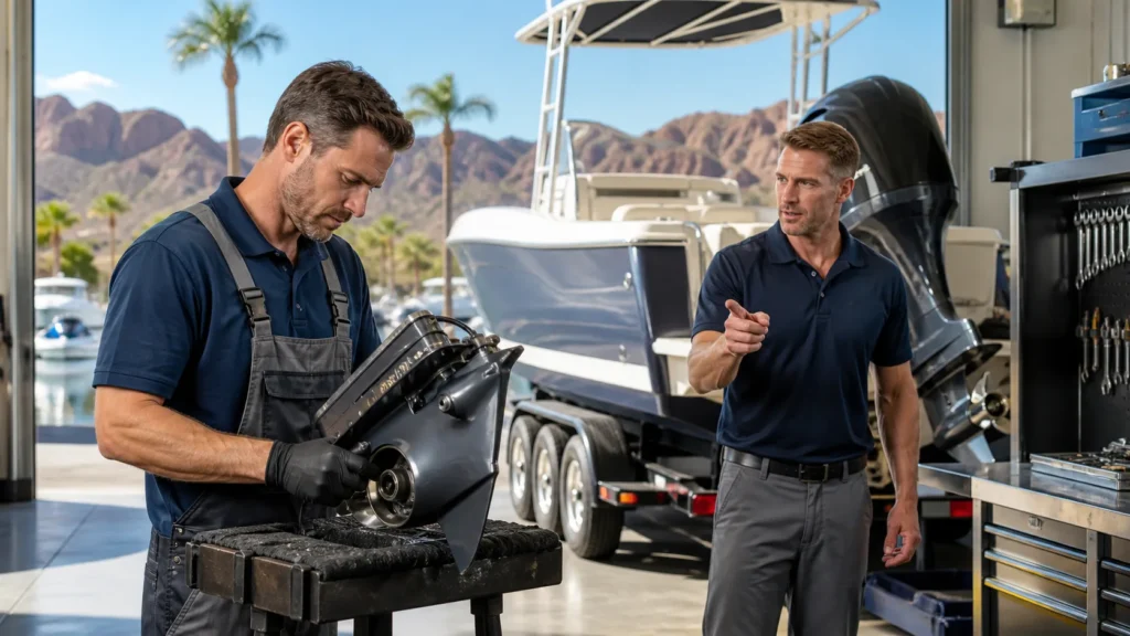 Lower Unit Service Vs Repair for Phoenix Boat Owners