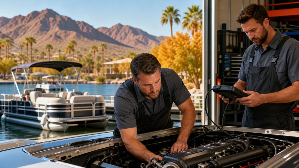 Understanding Marine Engine Service Before Phoenix Fall Boating