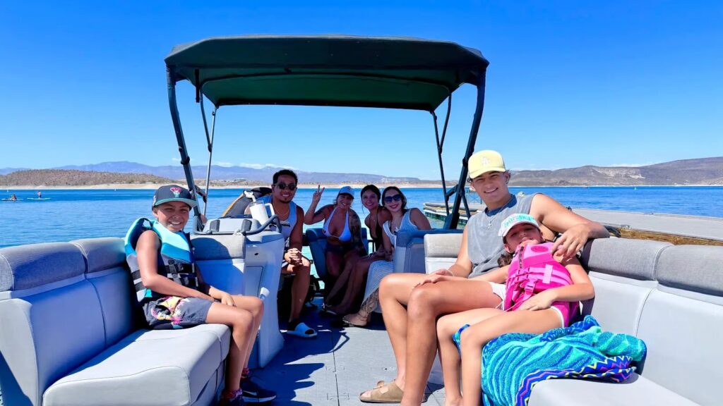 family boat trip