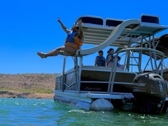 Double Decker with Slide Boat Rental