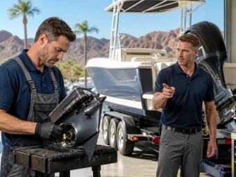 Lower Unit Service Vs Repair for Phoenix Boat Owners