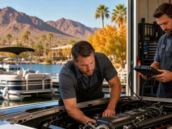 Understanding Marine Engine Service Before Phoenix Fall Boating