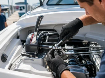 When Boat Shift Cable Adjustment Solves Stiff Shifting